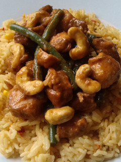 A picture of Vickys Slow Cooker Cashew Chicken & Green Beans, GF DF EF SF.