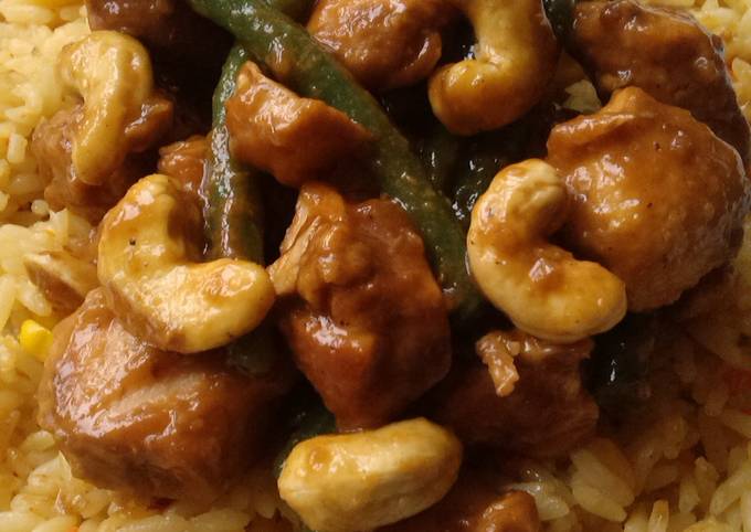 Vickys Slow Cooker Cashew Chicken & Green Beans, GF DF EF SF