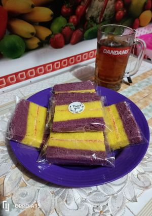Foto resep 327.*cake kukus lapis taro *