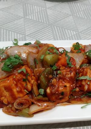 A picture of Paneer dhamaka.