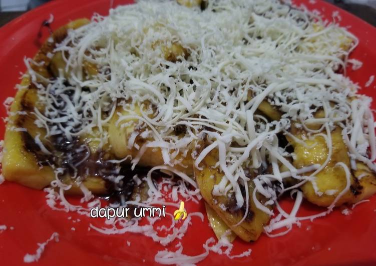 Pisang Penyet Susu Keju