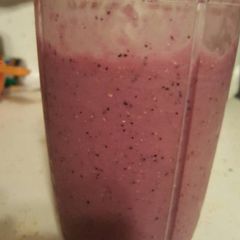 A picture of Blue berry pineapple smoothie.