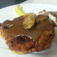 A picture of Jagerschnitzel.