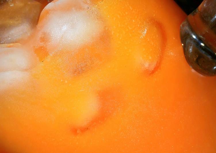 Step-by-Step Guide to Prepare Super Quick Homemade Icy Orange sunrise