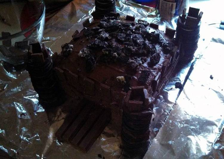 Simple Way to Make Any-night-of-the-week Castle Cake