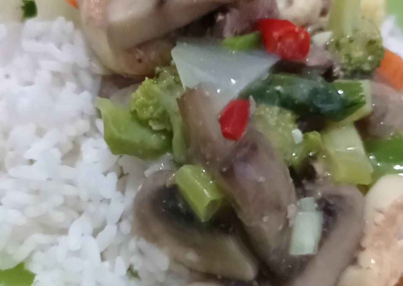 Sapo Tahu Jamur Ati Ampela