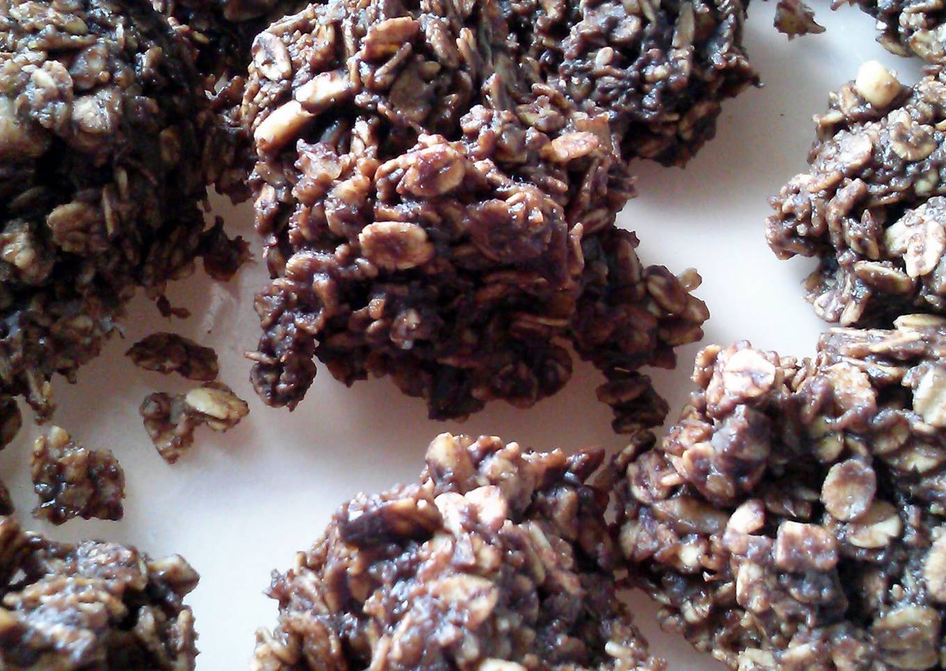 Dark Chocolate Coconut No Bake Cookies
