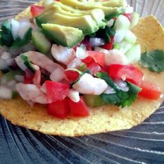 A picture of Shrimp Ceviche.