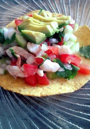 A picture of Shrimp Ceviche.