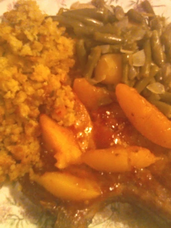 Easy Steps to Make Peach Glazed Pork Chops with Cornbread Stuffing the Delicious Tasty