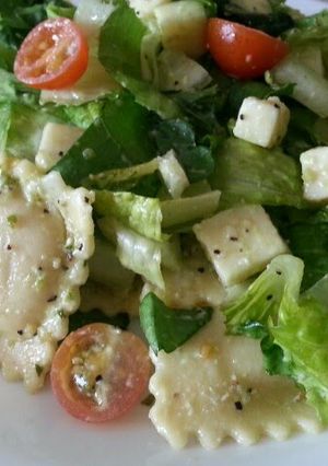 A picture of Pesto Pasta Salad.