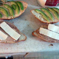 A picture of breakfast torta.