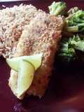 Crispy Onion Battered Fish