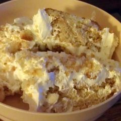 A picture of Coconut & Cool Whip desert.