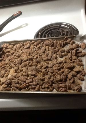 A picture of Sugar Coated Pecans.