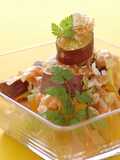 Kabocha Squash and Japanese Sweet Potato with Mentaiko Sauce