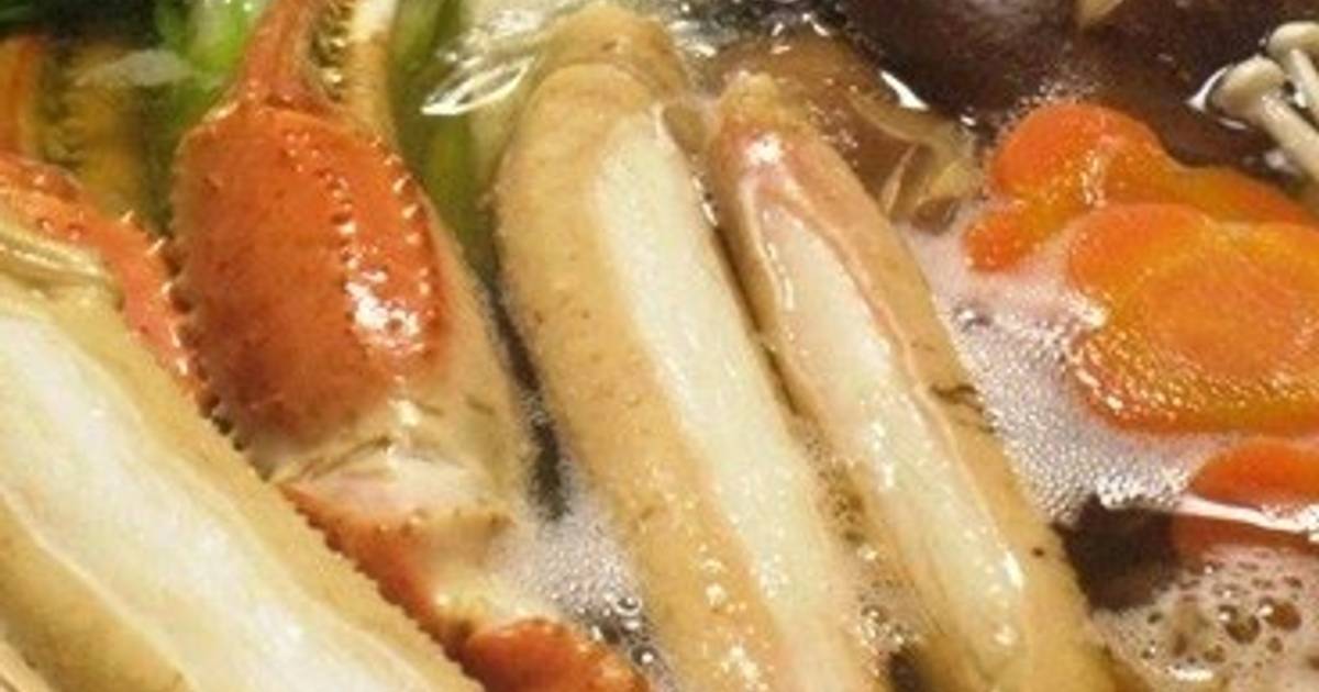 Crab Sukiyaki (or Hot Pot) Recipe by cookpad.japan Cookpad