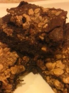 A picture of Fudgy Toffee Bits Brownies.