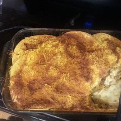 A picture of Enchilada casserole.