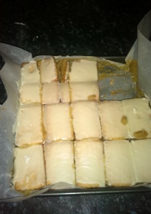 A picture of Annie's Custard slice.