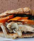 Sándwich🥯 de pollo🥙 a las tres M🍗