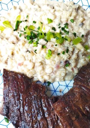 Una foto de Risotto de Mote