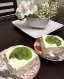 Tarta de queso crudo Japonés REA-cheesecake🇺🇾🇯🇵レアチーズケーキ