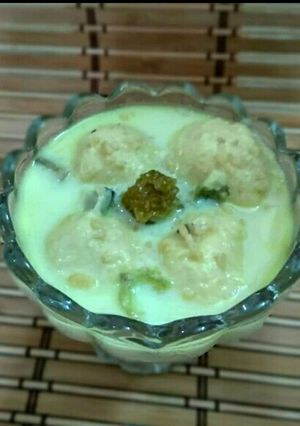 A picture of Rasmalai.