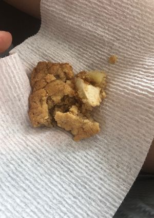 A picture of Moist apple walnut squares.