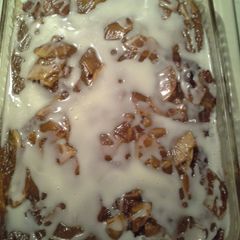 A picture of Apple Fritter Breakfast Casserole.