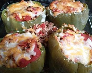 Unique Cuisine Spicy Stuffed Green Peppers Practical Delicious