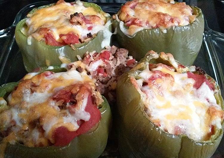 Simple Way to Make Quick Spicy Stuffed Green Peppers