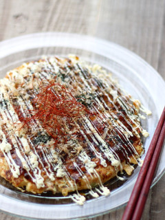 A picture of Fluffy and Creamy Okonomiyaki.
