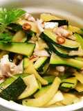 Sauteed Squid and Zucchini with Anchovies