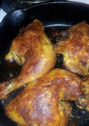 A picture of Easy Cajun Roasted Chicken.