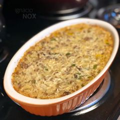 A picture of Cajun Breakfast Rice.
