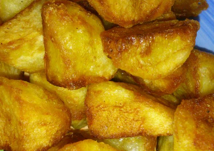 Crispy fried potatoes