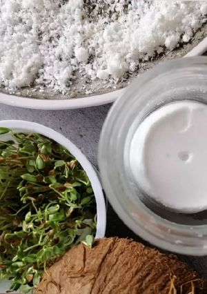 Фото Кокосовое масло : как приготовить самому 🥥.