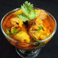 A picture of Kaddu Gosht.
