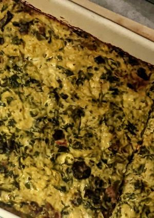 A picture of Spaghetti Squash Casserole.