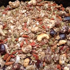 A picture of Super healthy granola.