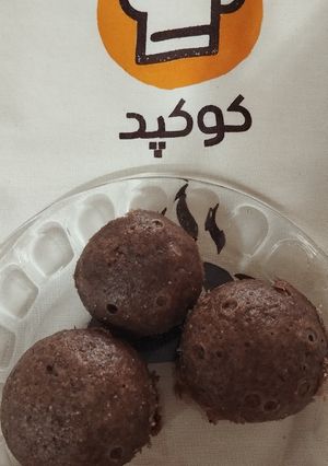 عکسی از دستور کیک جو دوسربا دانه چیا شیشه‌ای