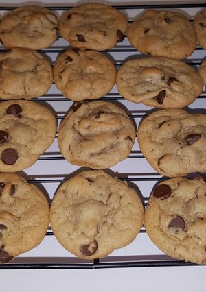 A picture of Miriam Pascal's Best Ever No Butter Chocolate Chip Cookies.