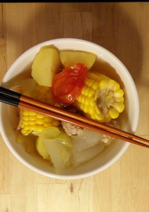 A picture of Sir's Healthy Soup.