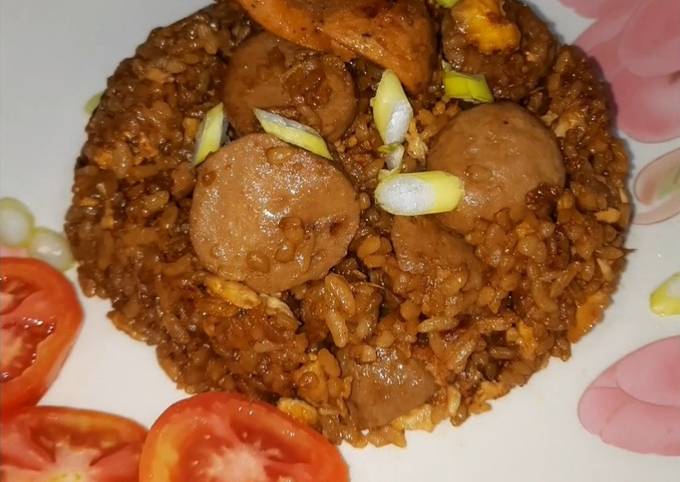 Nasi Goreng with Kecap Manis and Spices