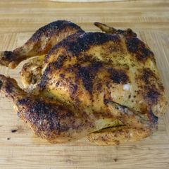 A picture of Dry Brined Lemon Pepper Chicken.