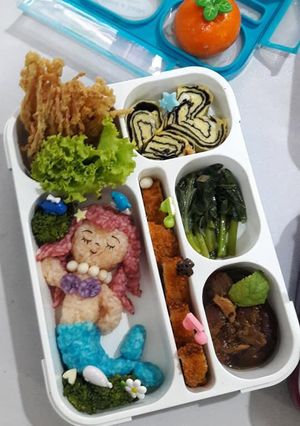 Foto resep Mommy Bento mermaid cu kiok