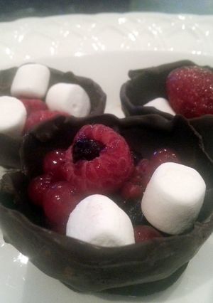 A picture of choco berry cops.