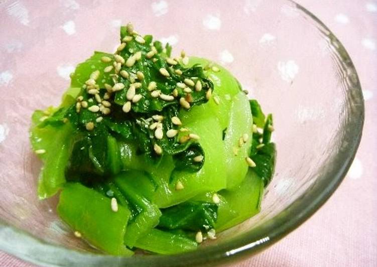 Steps to Make Homemade Bok Choy Namul - Korean-Style Salad