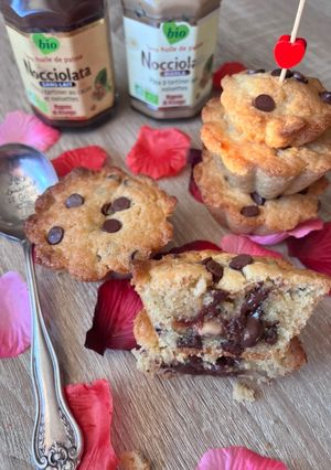 Une photo de Cookies duo de pâte à tartiner pour la Saint Valentin